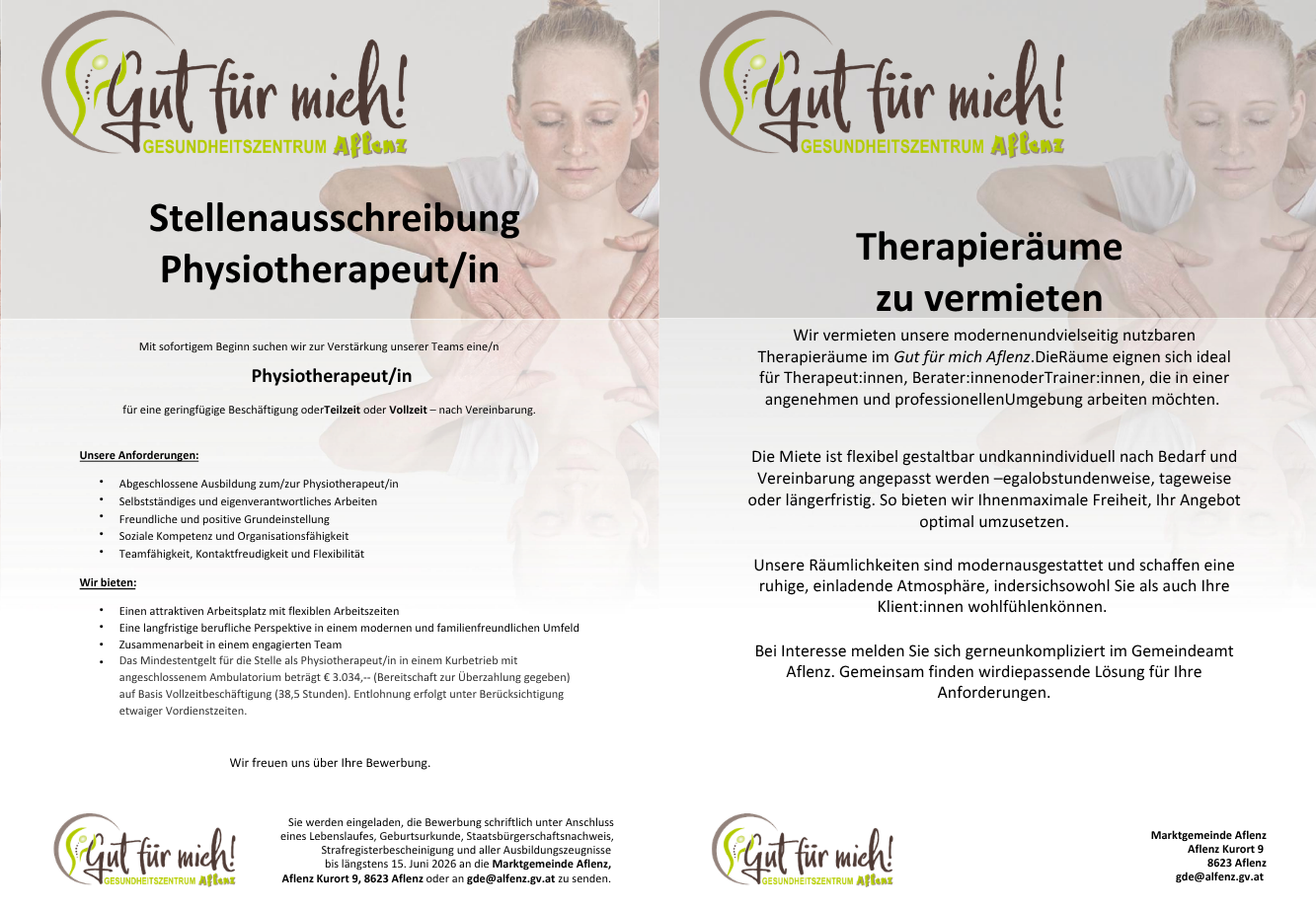 Aktuelle Stellenausschreibungen